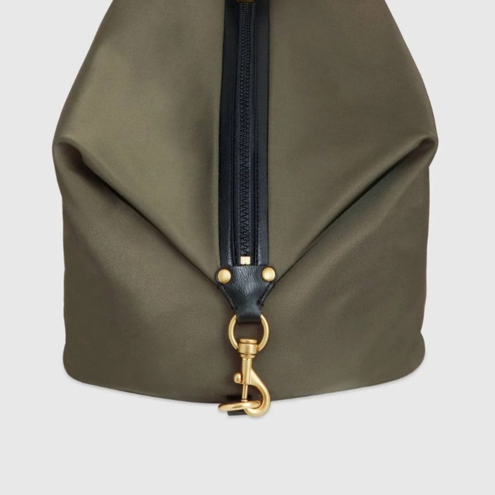 Rebecca Minkoff brand new with tag army green olive jumbo zipped nylon backpack